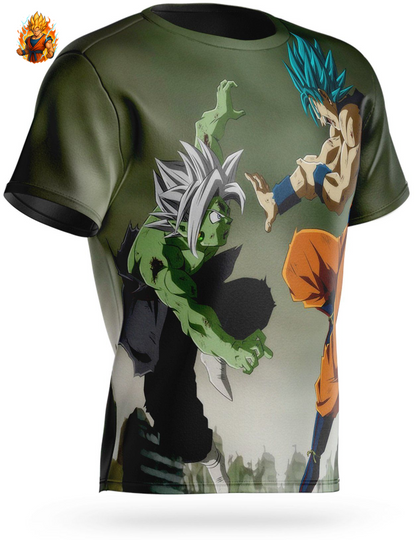 T-Shirt Dragon Ball Super Goku vs Zamasu Fusion-Ma boutique