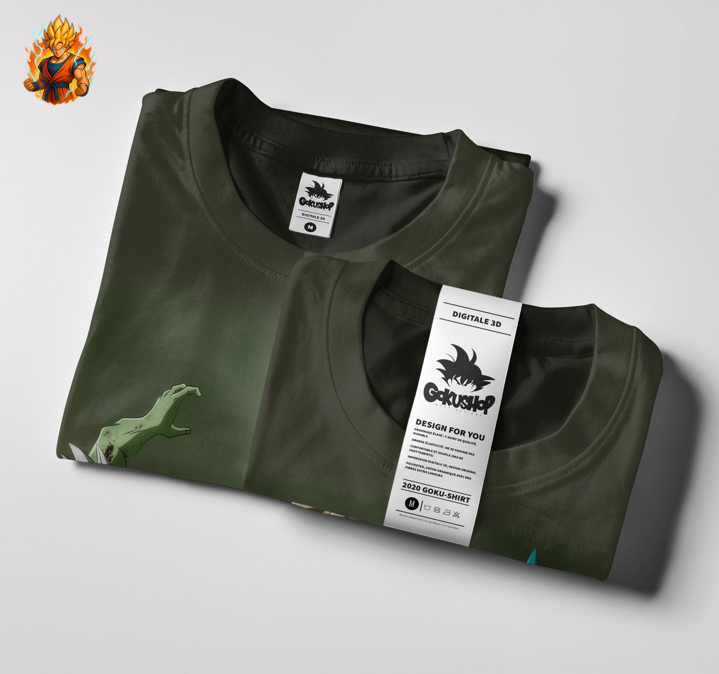 T-Shirt Dragon Ball Super Goku vs Zamasu Fusion