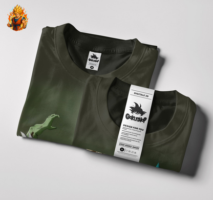 T-Shirt Dragon Ball Super Goku vs Zamasu Fusion