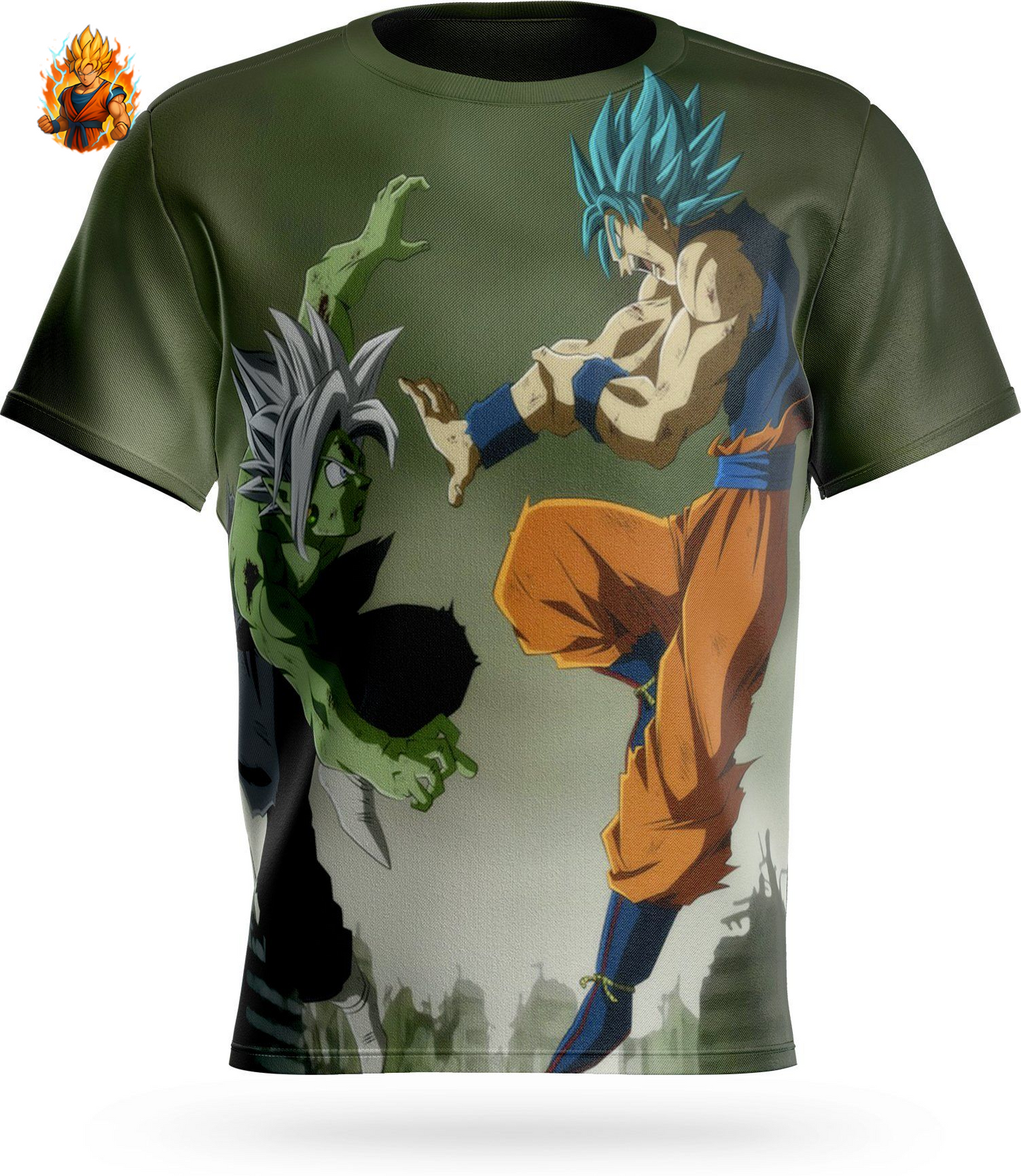 T-Shirt Dragon Ball Super Goku vs Zamasu Fusion