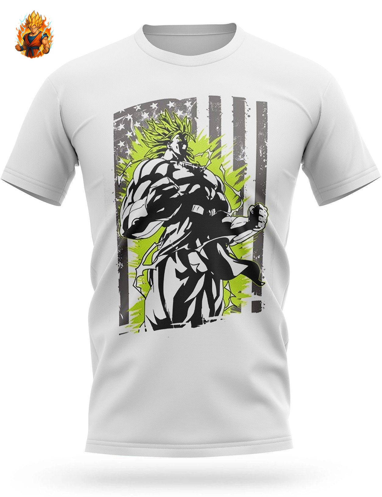 Dragon Ball Z Broly T-shirt de style américain-Ma boutique