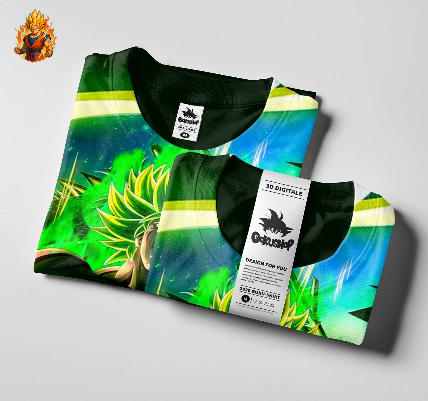 T-shirt « Potentiel Broly révélé » de Dragon Ball Z