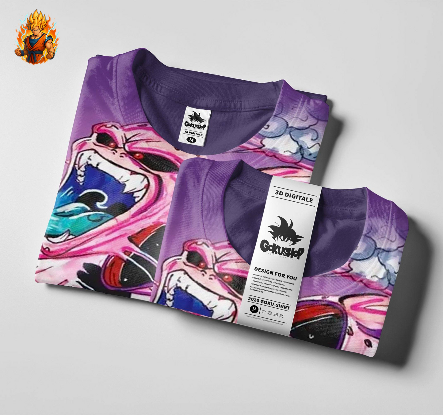 T-Shirt Dragon Ball Z Majin Buu Rage