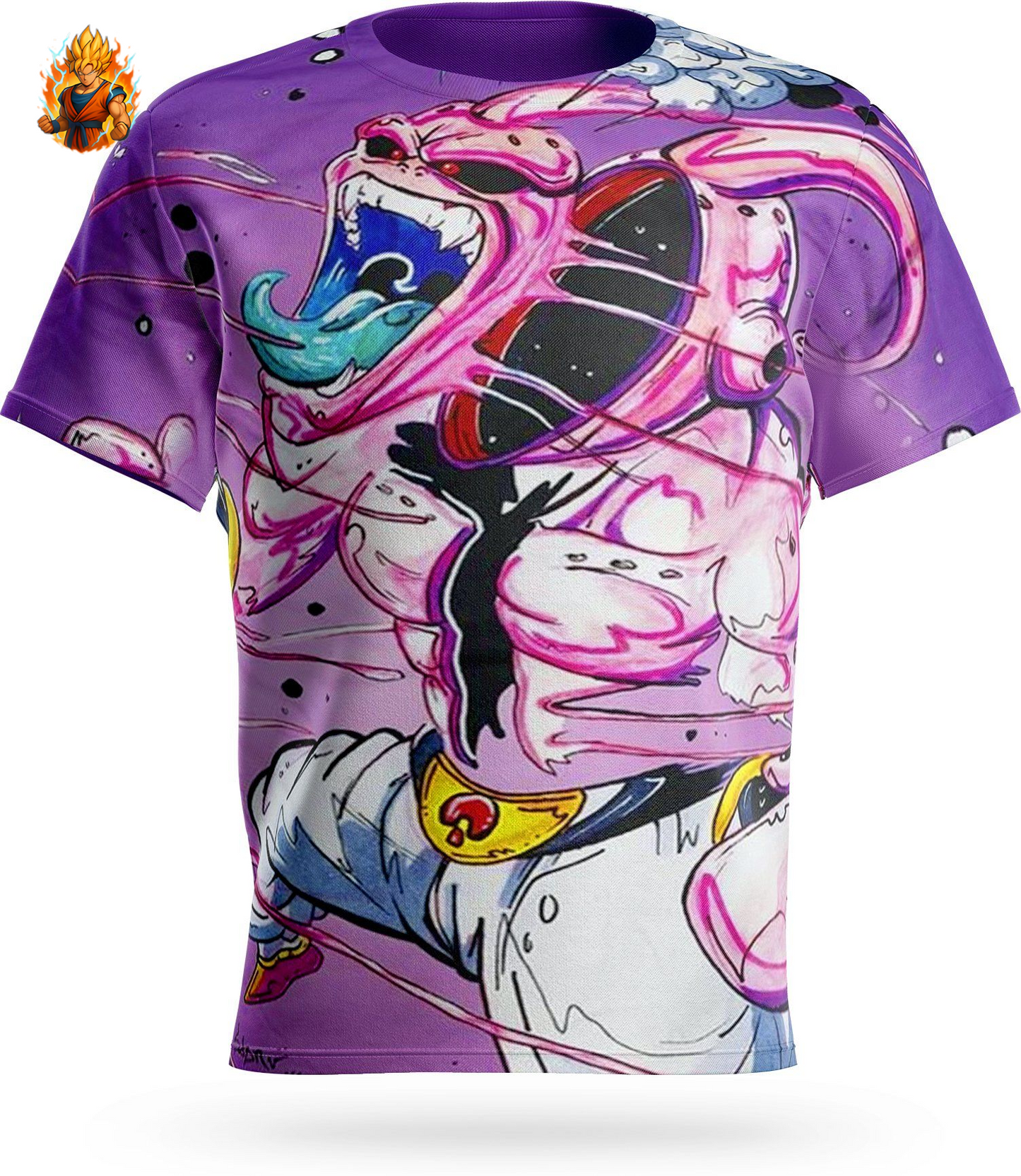 T-Shirt Dragon Ball Z Majin Buu Rage