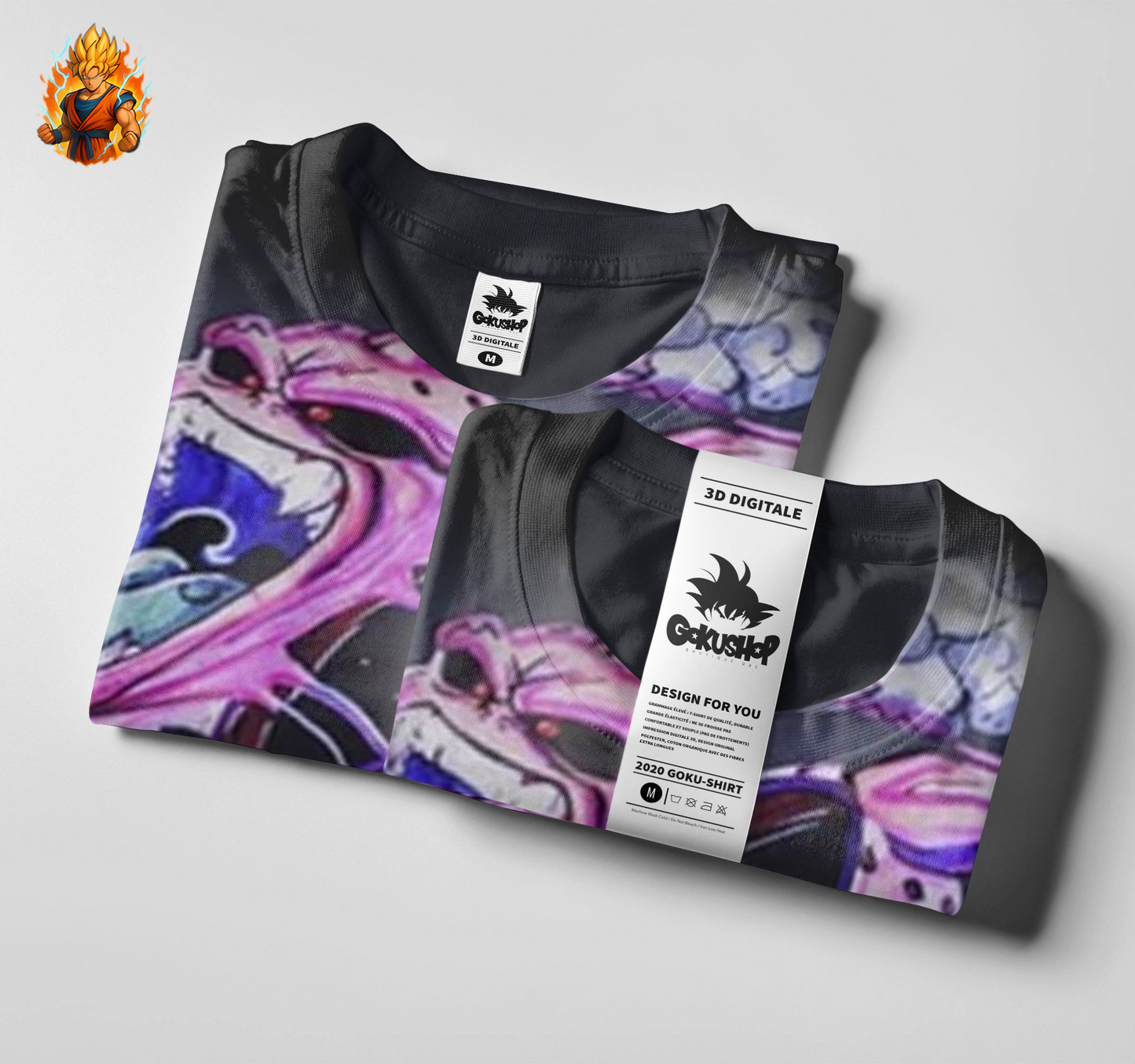 T-Shirt Dragon Ball Z Majin Buu Rage