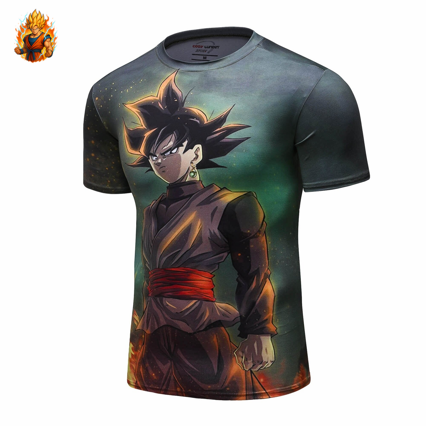 Schwarzes T-Shirt „Dragon Ball Super Goku“