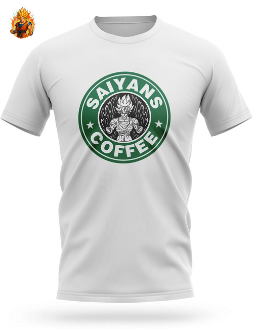Dragon Ball Z Saiyajins T-shirt café-Ma boutique