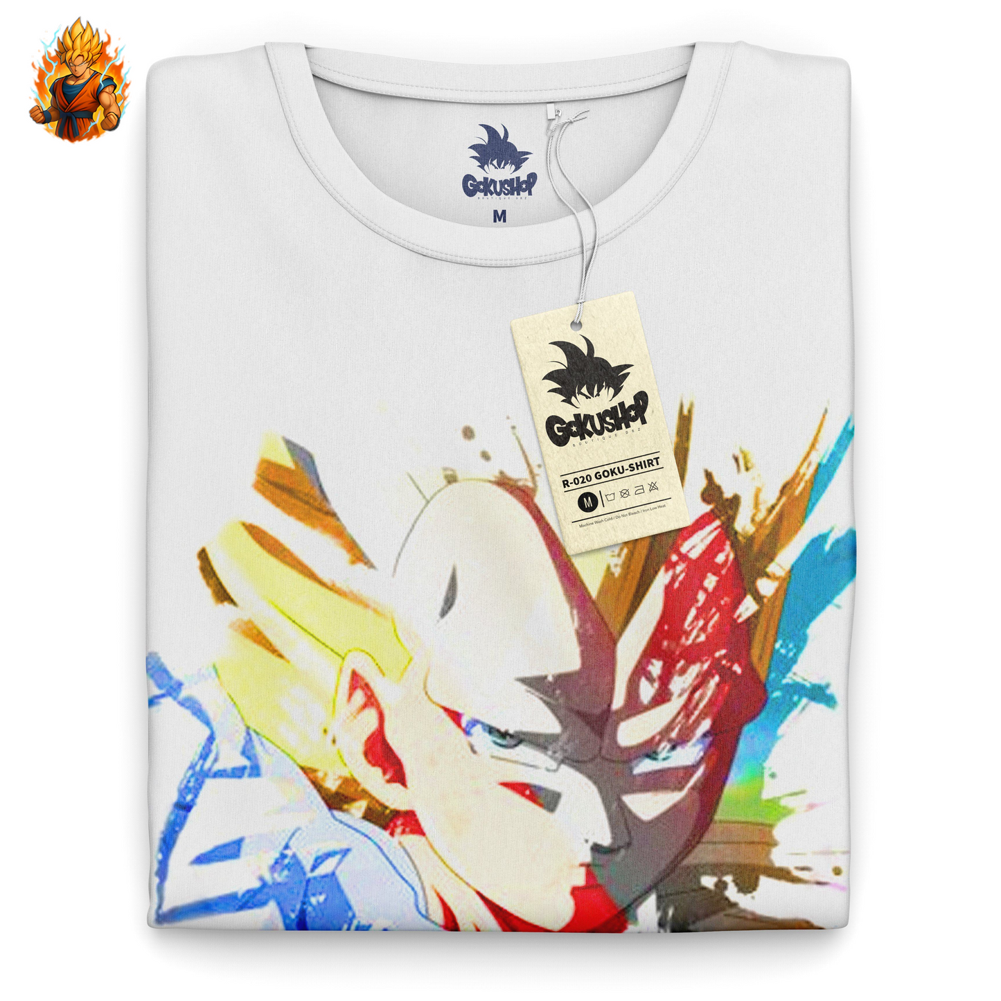 T-shirt Dragon Ball Z Vegeta 3D-Design