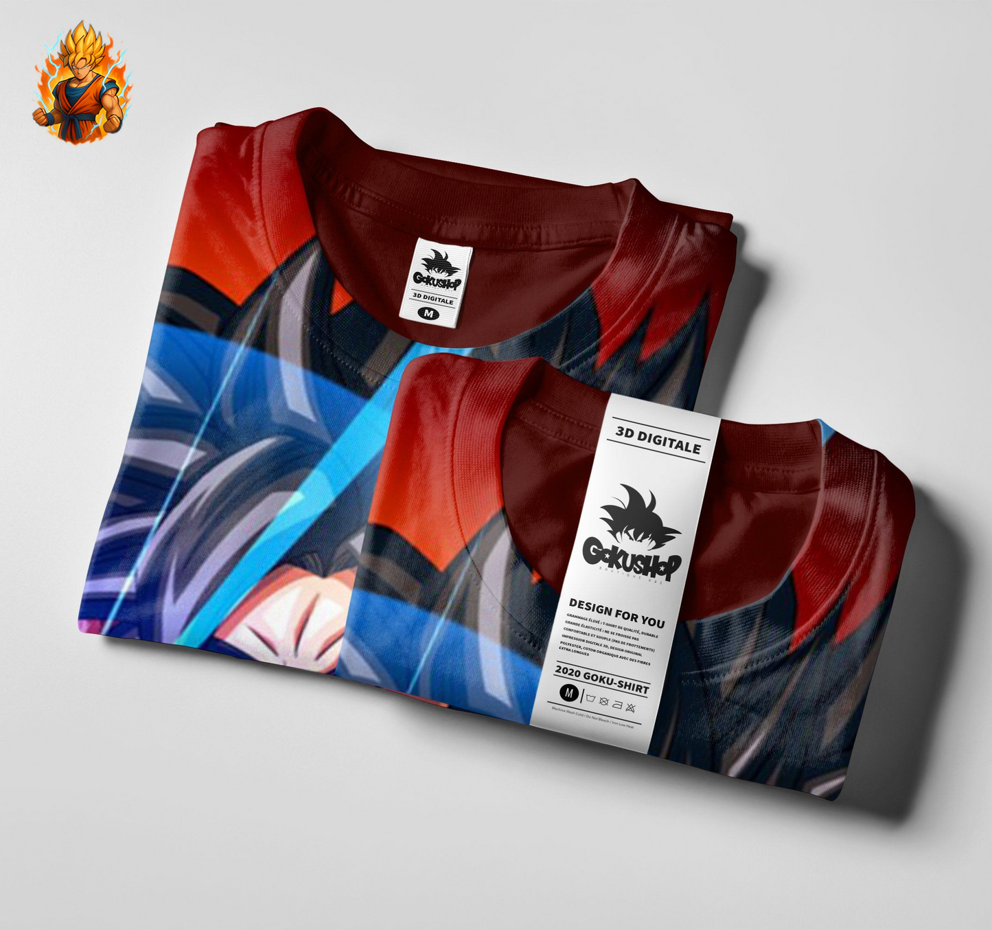 T-Shirt Dragon Ball GT Goku Super Saiyajin 4