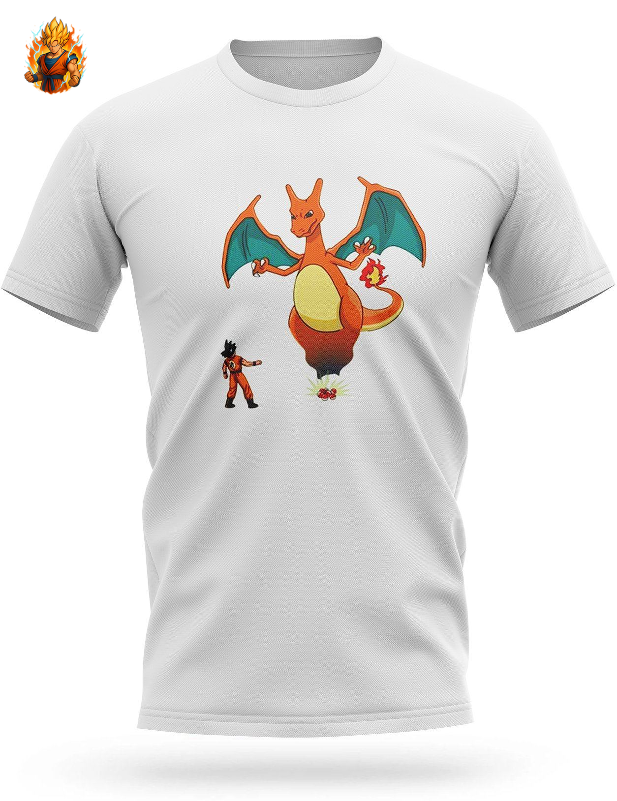 T-Shirt Dragon Ball Z invoque Charizard-Ma boutique