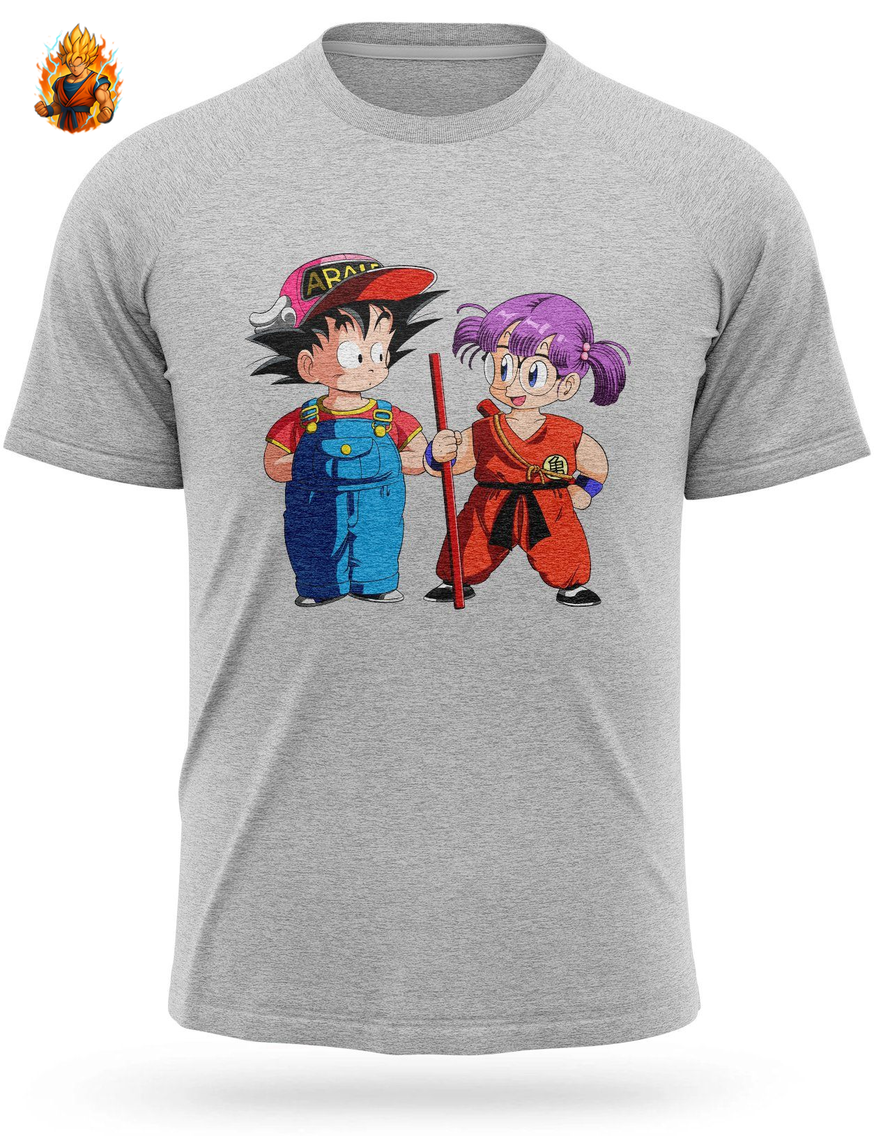 Dragon Ball Goku et Arale T-shirt