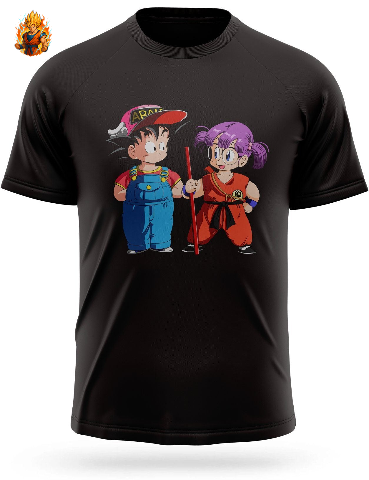 Dragon Ball Goku et Arale T-shirt