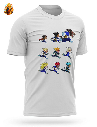 T-Shirt Dragon Ball Transformations Vegeta