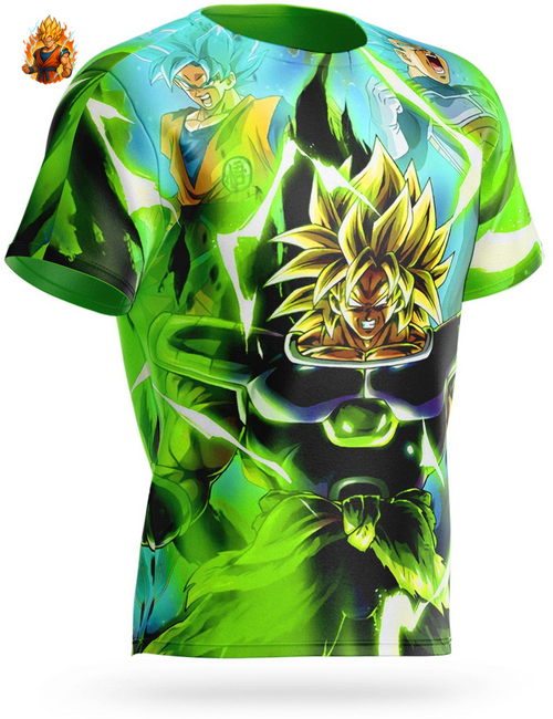 T-Shirt Dragon Ball Super Broly Clash Saiyajin-Ma boutique