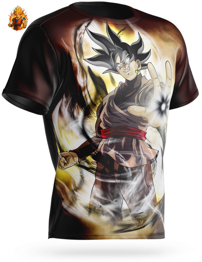 Dragon Ball Super Goku T-shirt noir de destruction-Ma boutique
