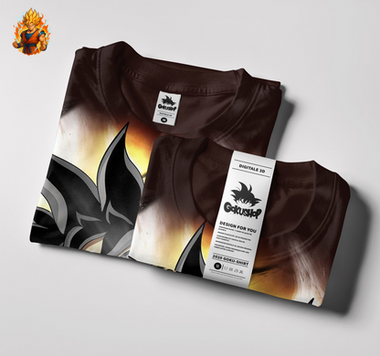Dragon Ball Super Goku T-shirt noir de destruction