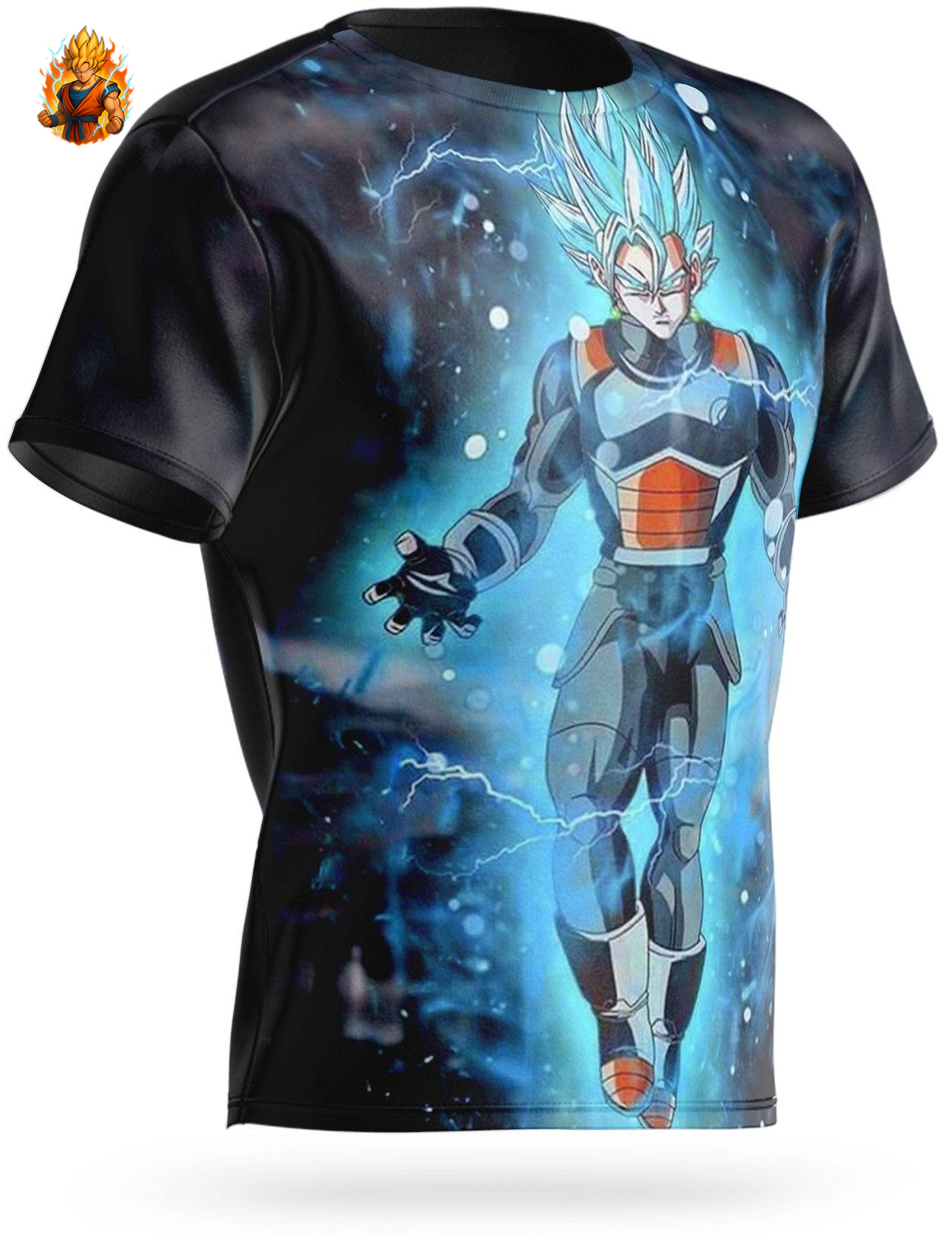 Dragon Ball Vegeto Super Saiyajin T-shirt bleu-Ma boutique
