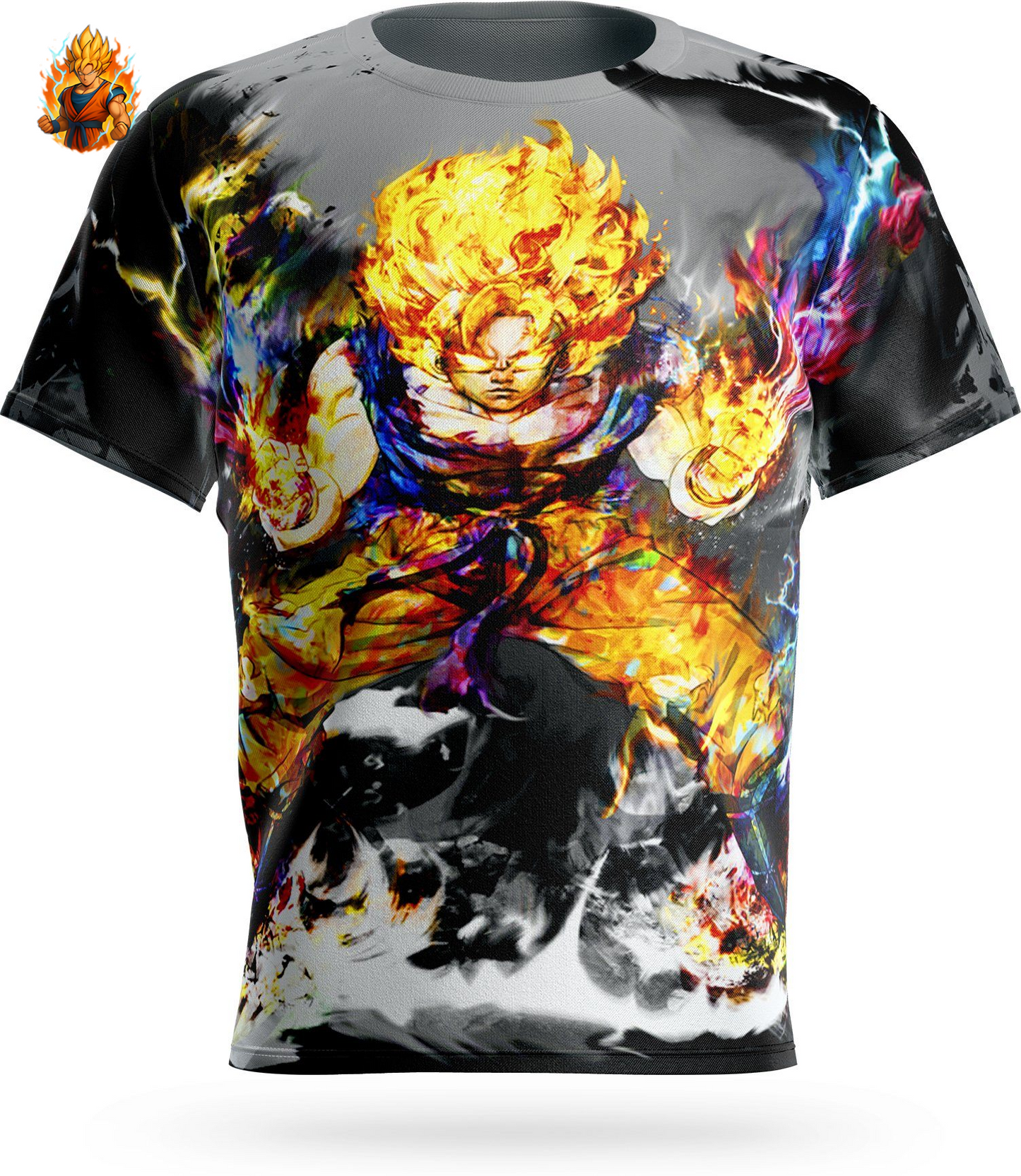 T-Shirt Dragon Ball Z Goku Rage Saiyajin