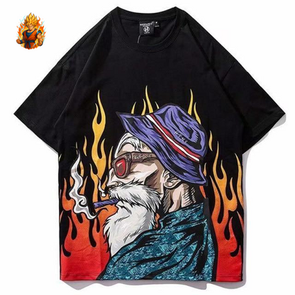 T-shirt de streetwear asiatique Dragon Ball