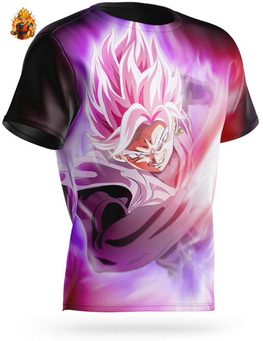 Dragon Ball Super Goku Noir Rosé T-shirt de combat-Ma boutique