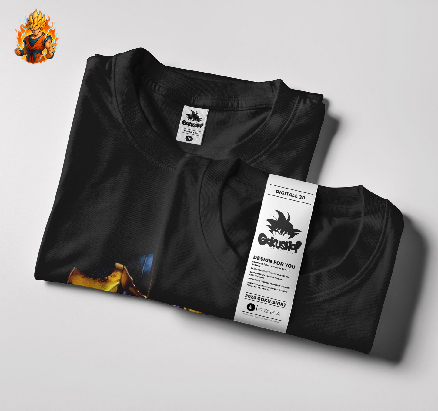 T-Shirt Dragon Ball Goku vs Thanos