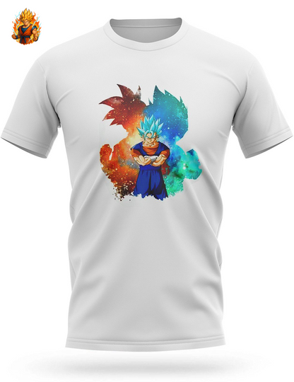 Dragon Ball Super Fusion Vegetto SSJ T-shirt bleu-Ma boutique