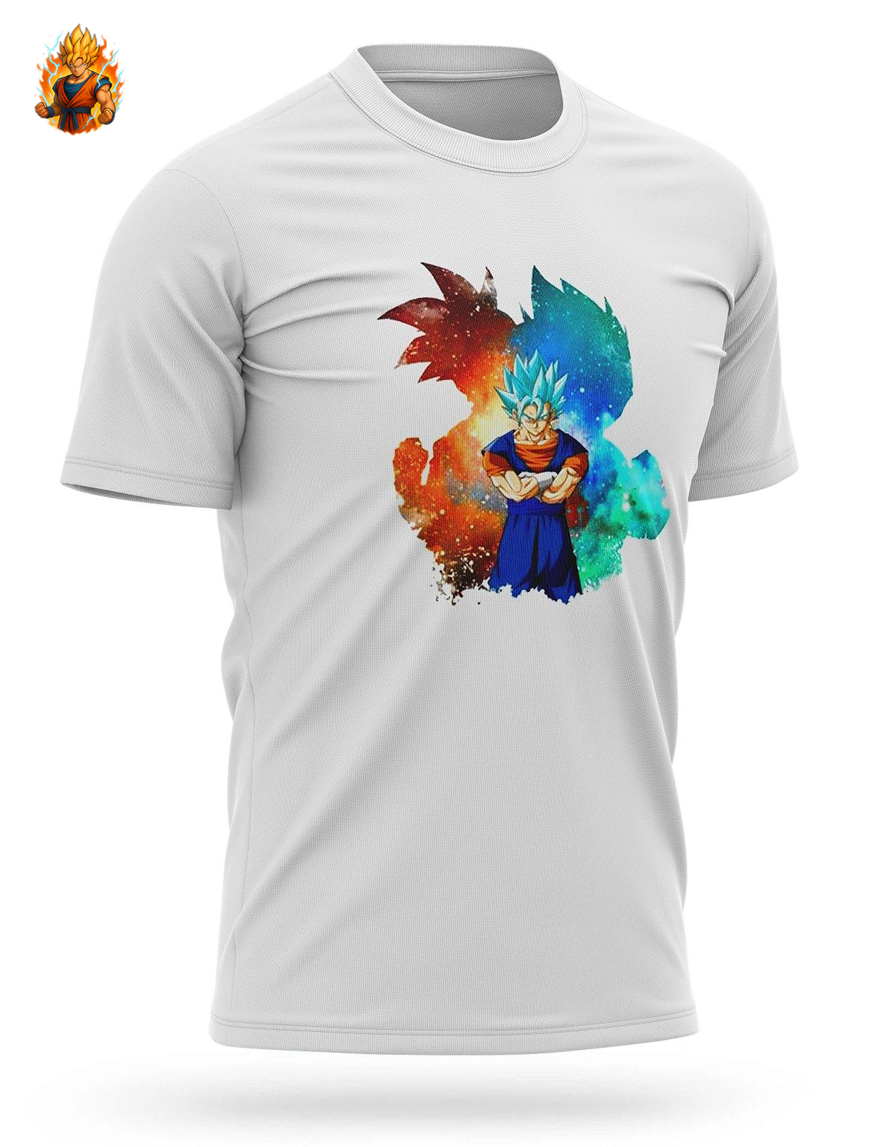 Dragon Ball Super Fusion Vegetto SSJ T-shirt bleu