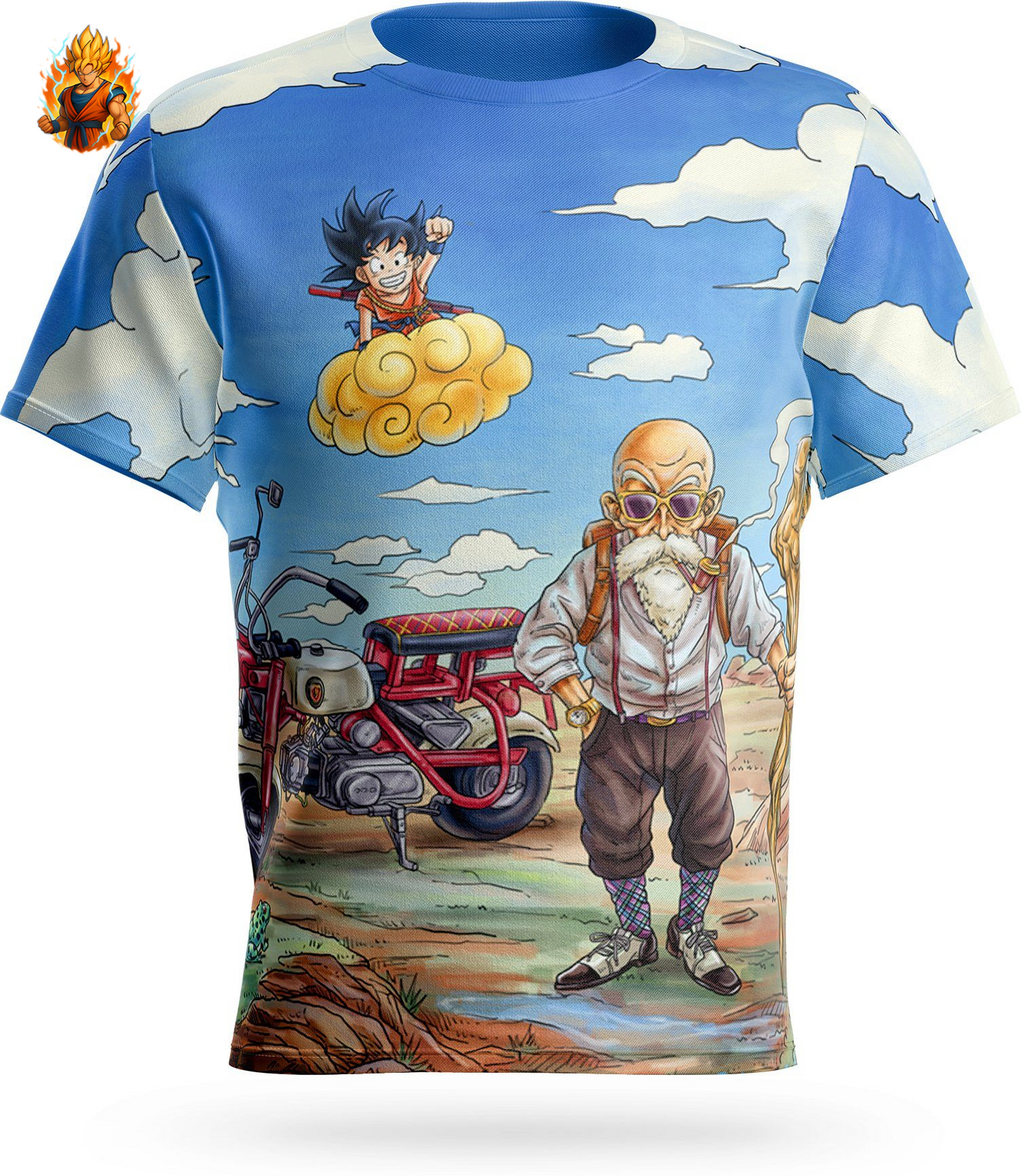 T-Shirt Dragon Ball Z Goku & Kame Sennin