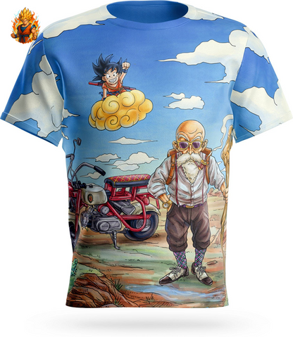 T-Shirt Dragon Ball Z Goku & Kame Sennin
