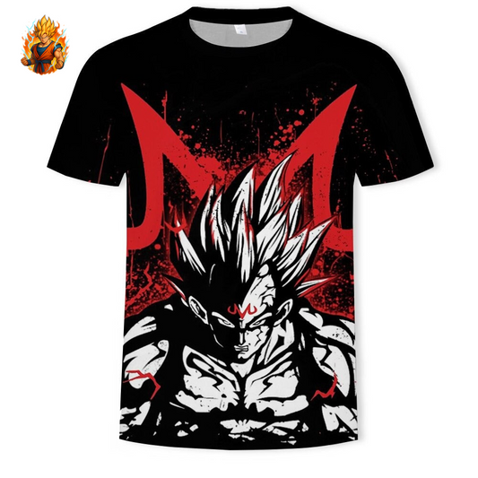 T-Shirt Dragon Ball Z Majin Vegeta Madness-Ma boutique