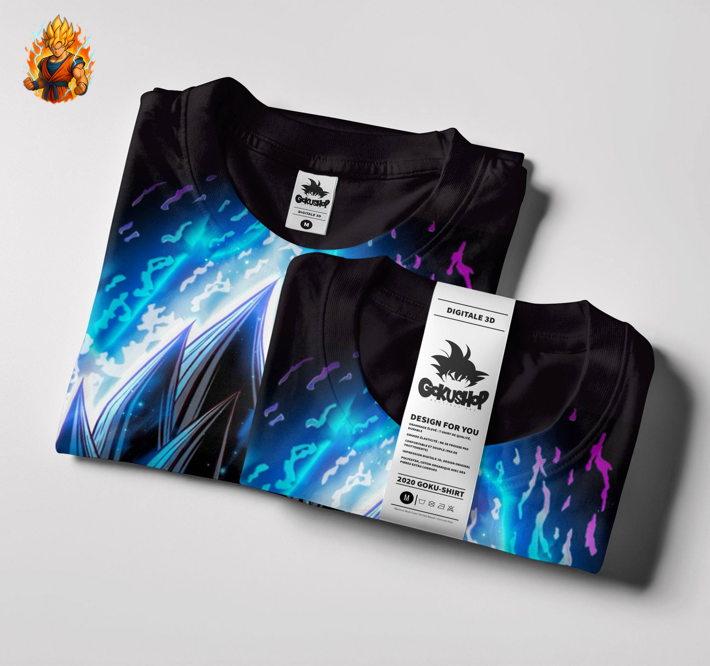 T-Shirt Dragon Ball Vegeta Ultra Instinct