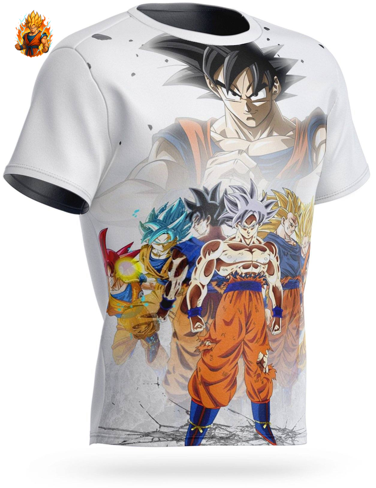 T-shirt Dragon Ball Saiyajin au cœur pur-Ma boutique