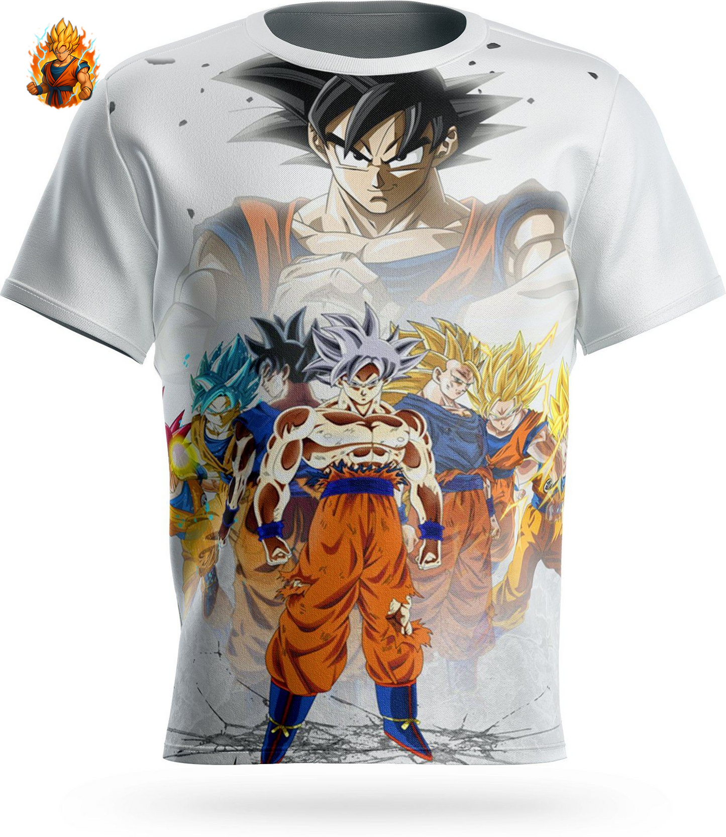 T-shirt Dragon Ball Saiyajin au cœur pur