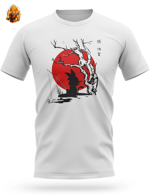 dragon-ball-goku-kleiner-pfirsich-t-shirt-Ma boutique