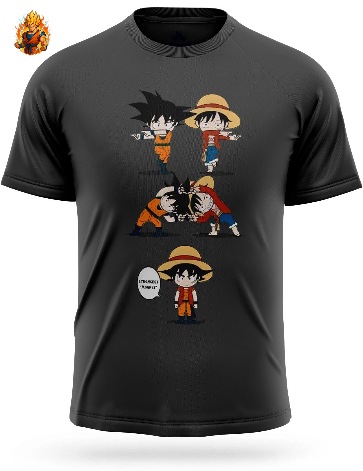 Dragon Ball Z Fusion Goku - T-shirt à volants