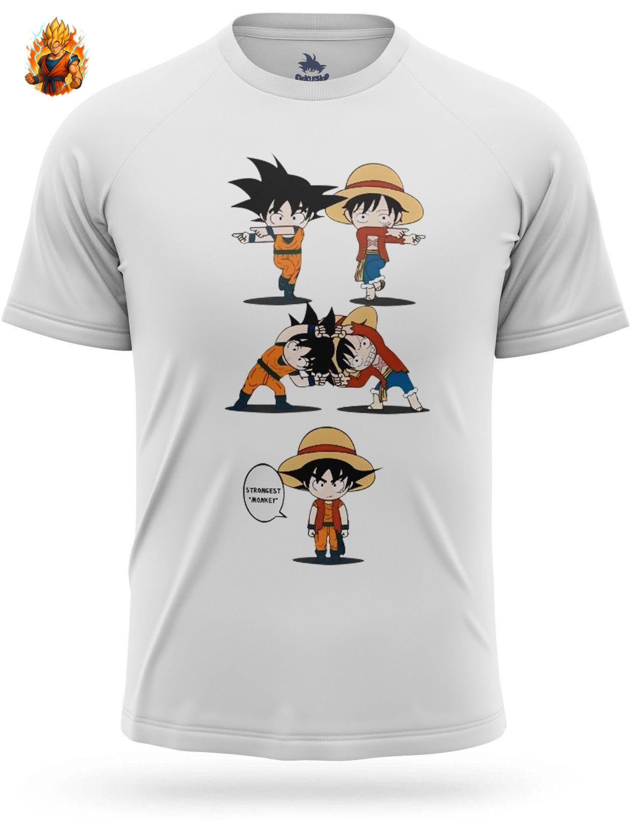 Dragon Ball Z Fusion Goku - T-shirt à volants