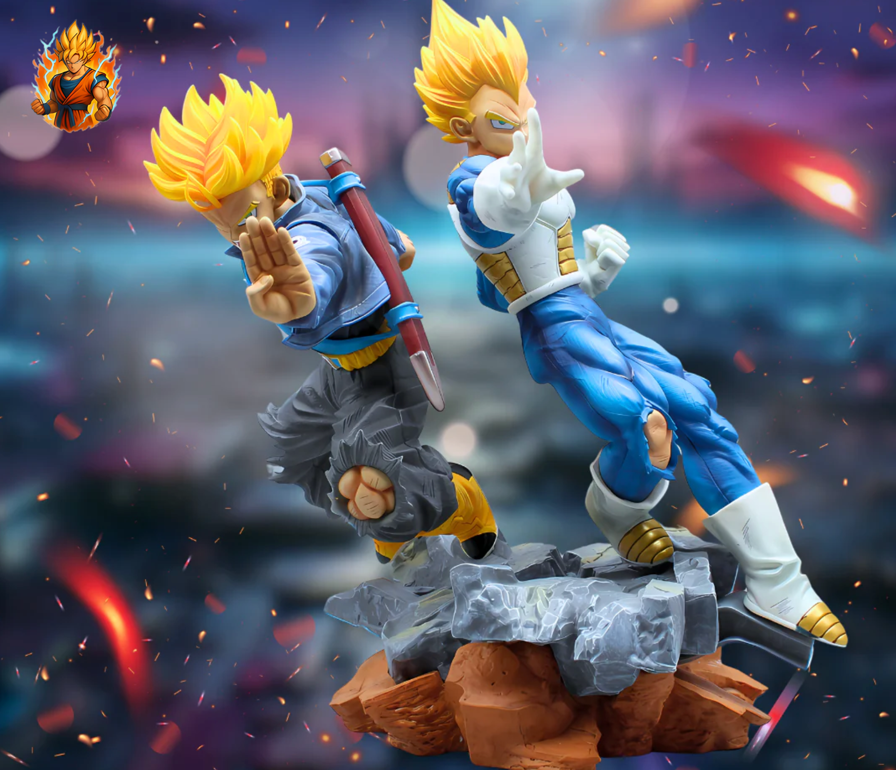Dragon Ball Vegeta & Trunks Figurine-Ma boutique