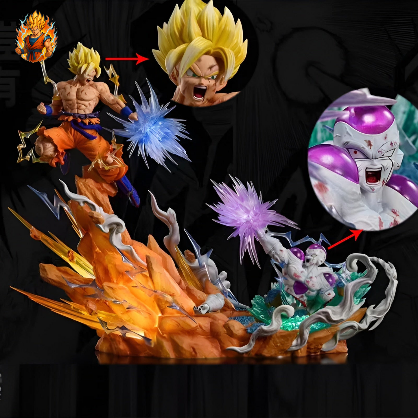 Figurine Dragon Ball Rage Goku Frieza