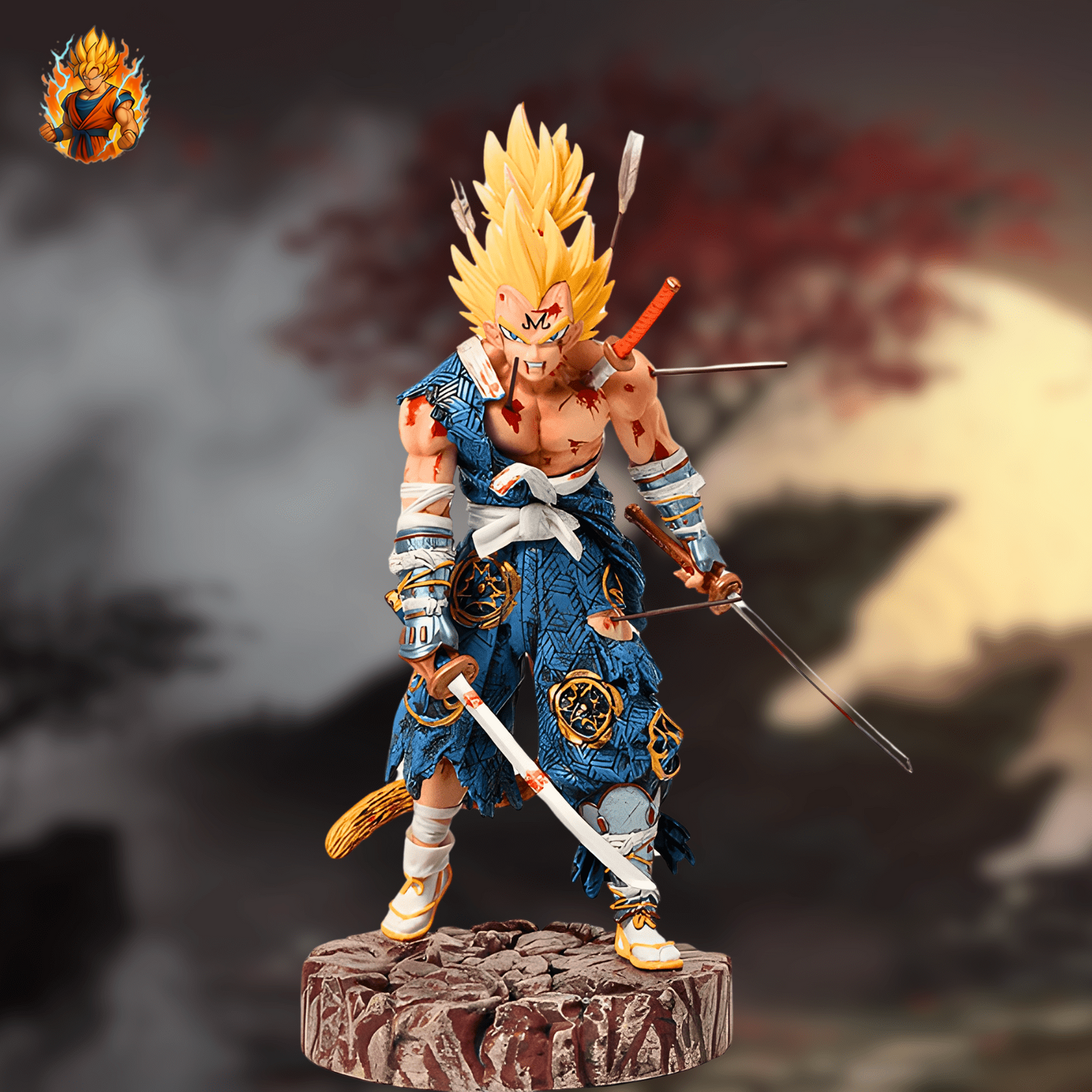 Dragon Ball Majin Vegeta Figurine Samurai-Ma boutique