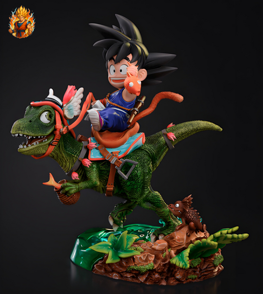 Figurine Goku et Dinosaure de Dragon Ball-Ma boutique