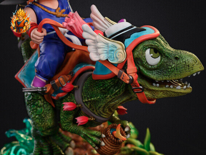 Figurine Goku et Dinosaure de Dragon Ball