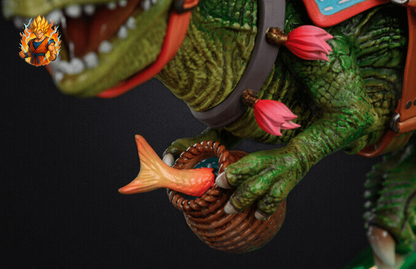 Figurine Goku et Dinosaure de Dragon Ball
