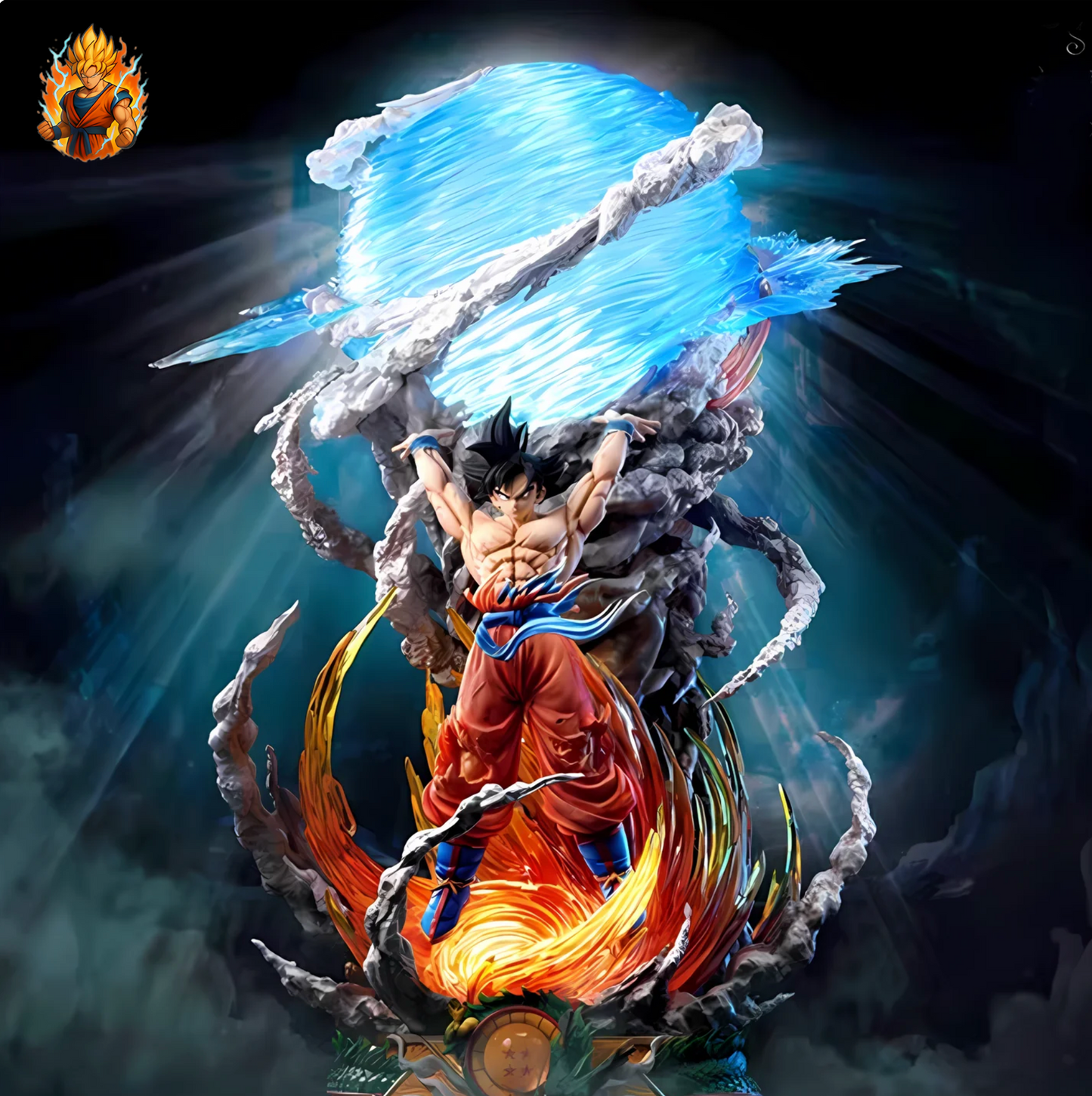 Dragon Ball Goku Genkidama Figurine-Ma boutique