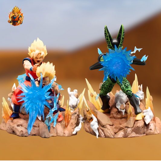 Figurine Gohan & Goku contre Cell-Ma boutique