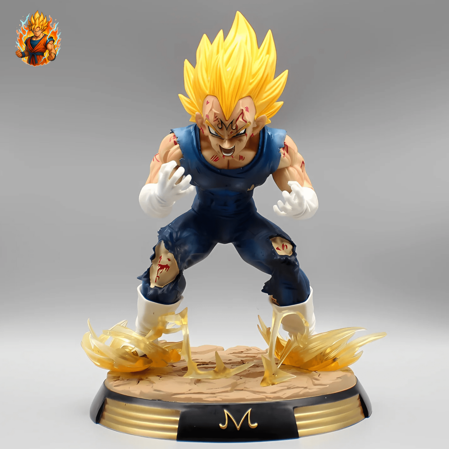 DBZ Majin Vegeta Rage Saiyajin Figurine