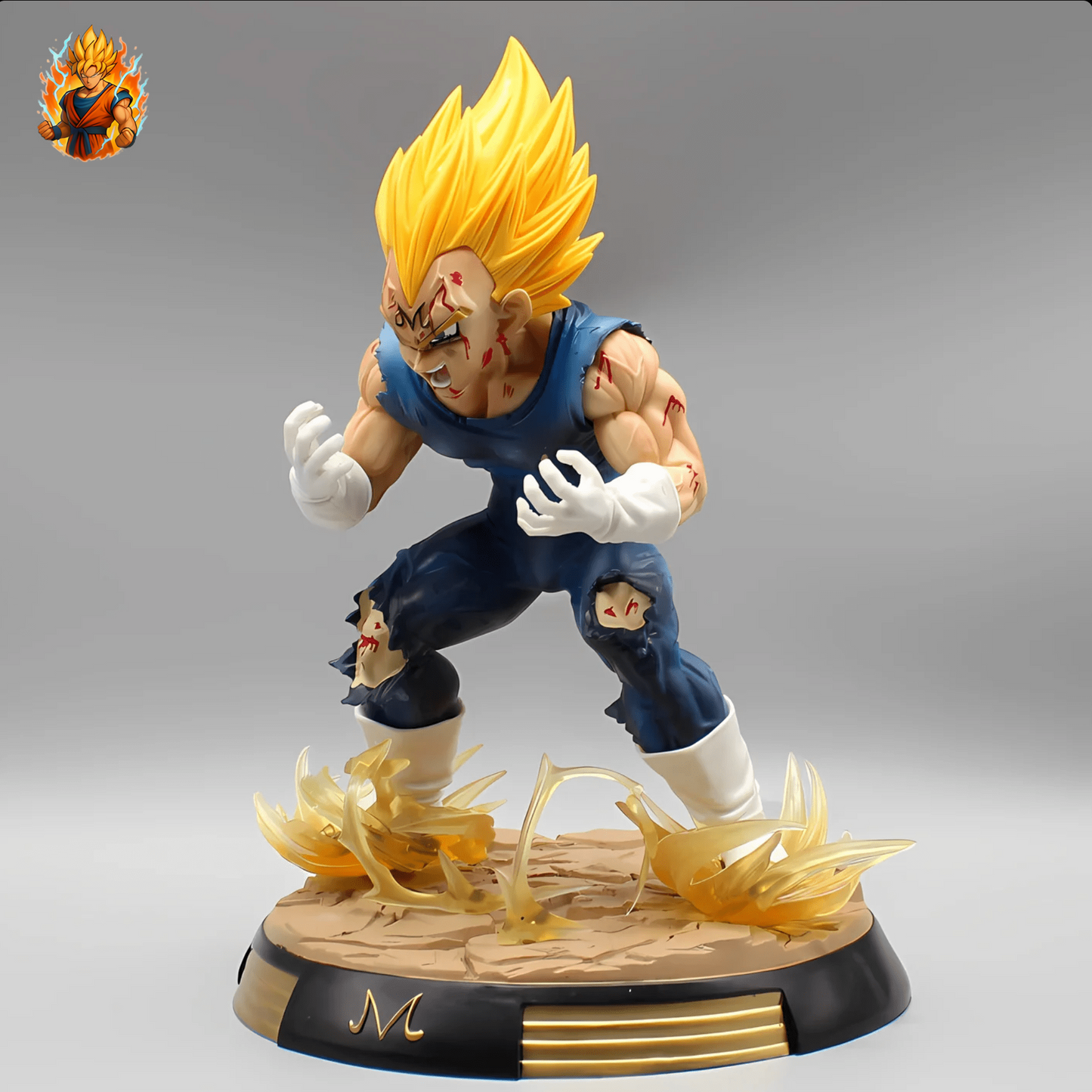 DBZ Majin Vegeta Rage Saiyajin Figurine