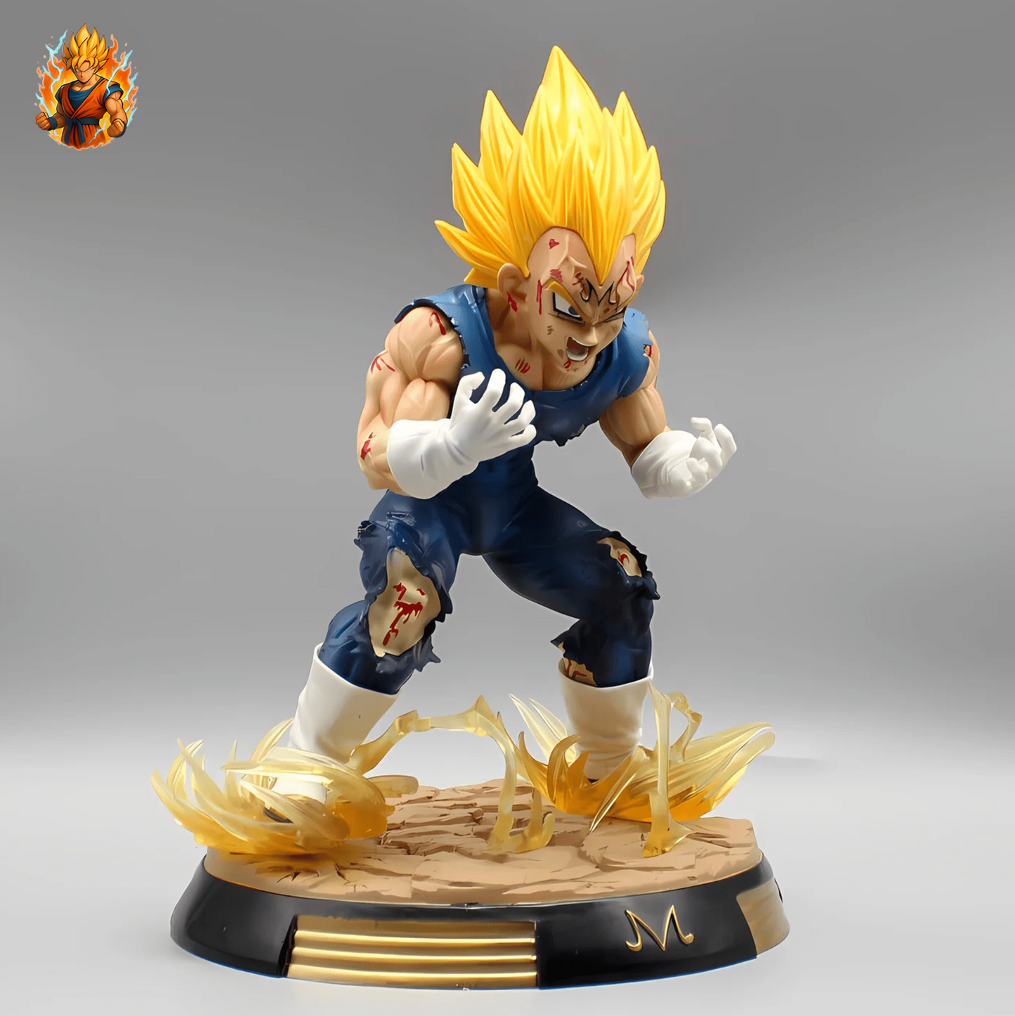 DBZ Majin Vegeta Rage Saiyajin Figurine