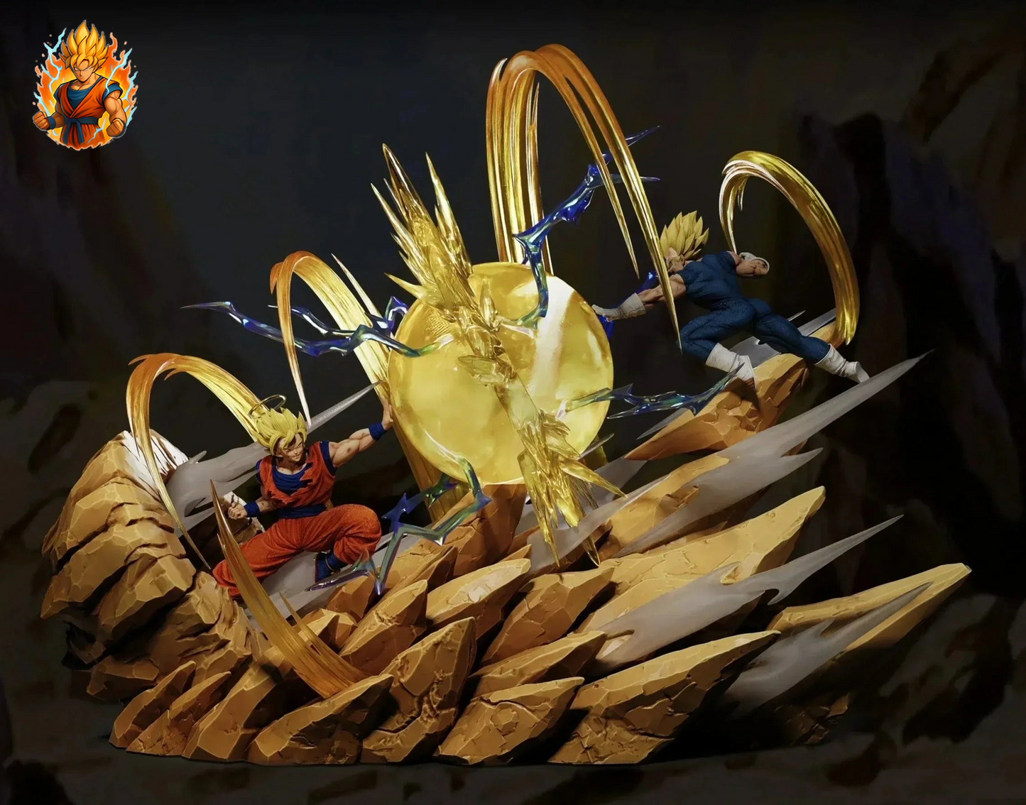 Figurines DBZ Goku x Majin Vegeta-Ma boutique