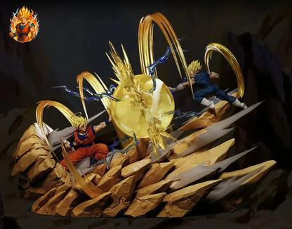 Figurines DBZ Goku x Majin Vegeta