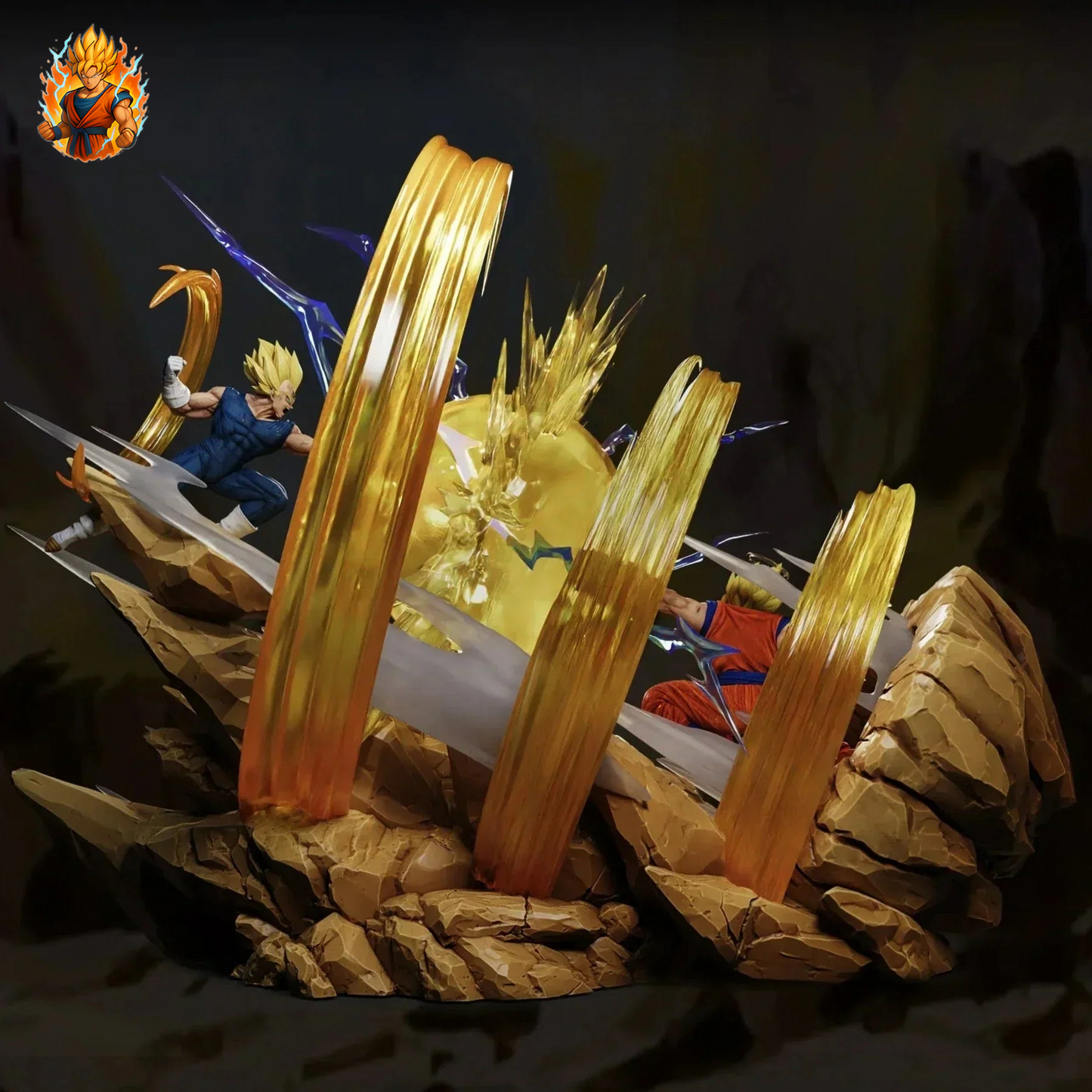 Figurines DBZ Goku x Majin Vegeta